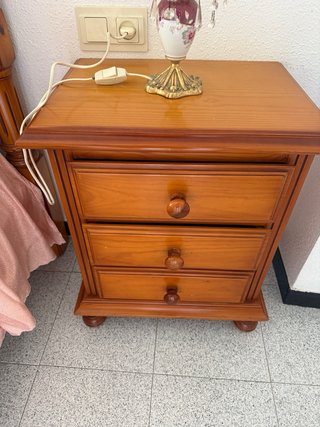 Dormitorio Madera Maciza Completo