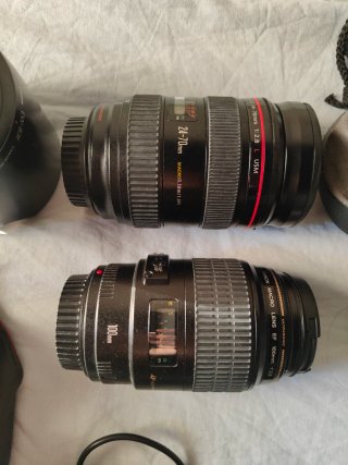 Lote equipo fotografía profesional Canon