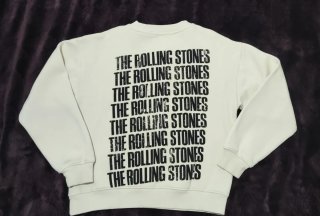 Sudadera Zara Rolling Stones Beige