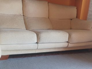 Sofá Chaiselongue 4 plazas tela