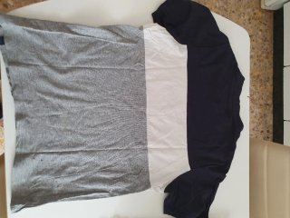 Camiseta Pull&Bear Tricolor Talla XS