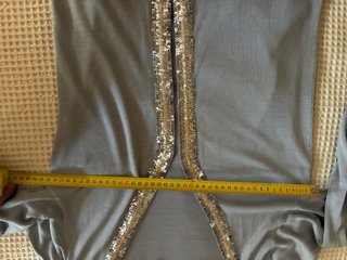 Chaqueta torera gris lentejuelas