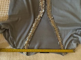 Chaqueta torera gris lentejuelas