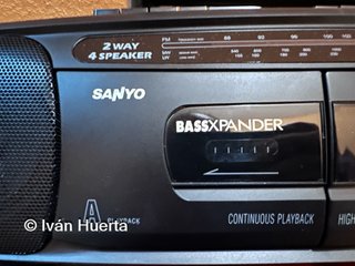 Radio Cassette Doble Sanyo MW-8011L