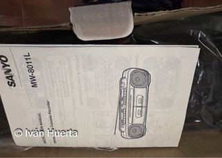 Radio Cassette Doble Sanyo MW-8011L
