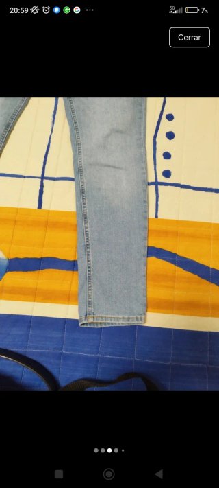 Pantalón vaquero hombre largo