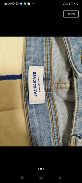 Pantalón vaquero hombre largo