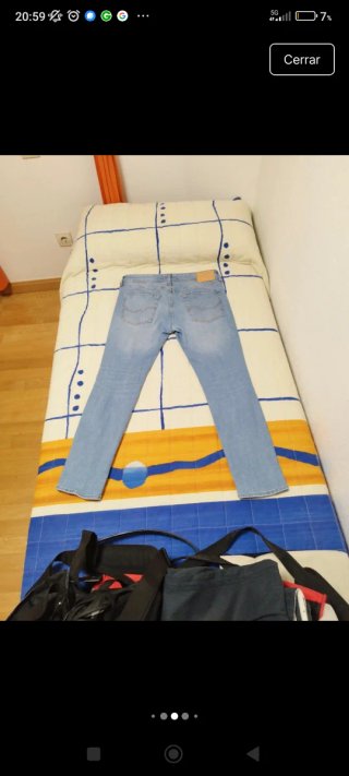 Pantalón vaquero hombre largo