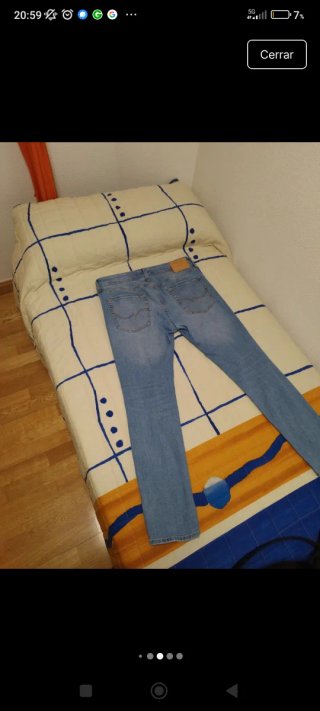 Pantalón vaquero hombre largo
