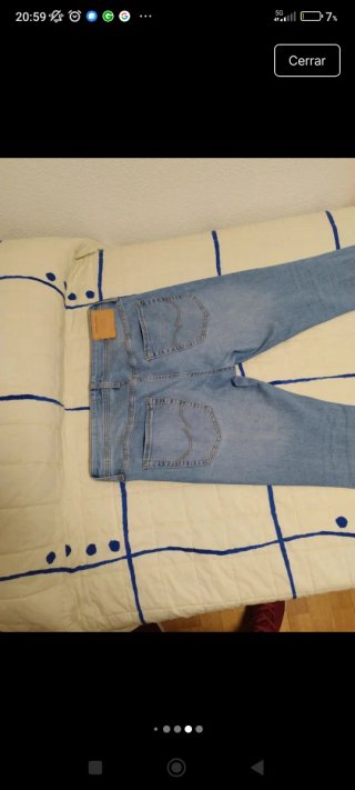 Pantalón vaquero hombre largo