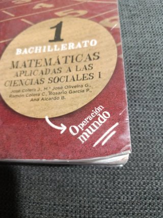 Matemáticas aplicadas a las Ciencias Sociales I...