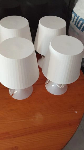 4 Lampade Bianche