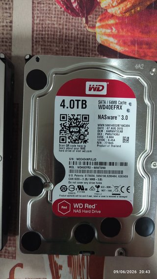 2 x Discos Duros WD 4TB NASware