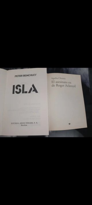 Agatha Christie, Vázquez Montalbán, Peter Benchley