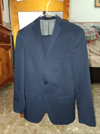 Traje Zara Azul Marino Hombre