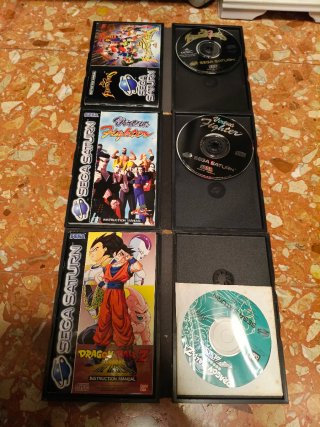 Lote 3 Juegos Sega Saturn lucha