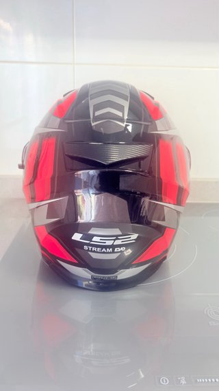 Casco LS2 Evo Stream Negro/Rojo talla L