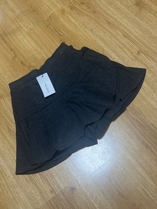 Falda pantalón gris Stradivarius Talla XS