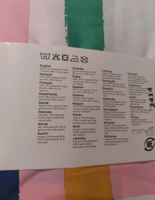 Funda Nórdica Ikea SYRABLADMAL 150x200cm
