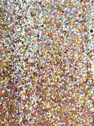 Abito paillettes multicolor