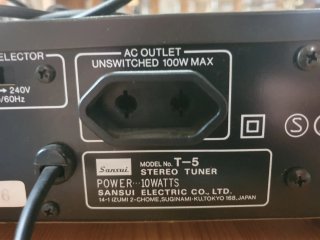 Sansui AM/FM Stereo Tuner Antiguo