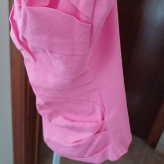 Top rosa drapeado Zara tirantes ajustables