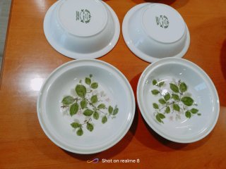 Royal Albert Rose Arbour 6 Platos Ondo de colecció