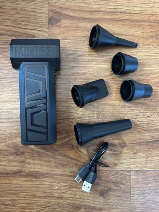 Mini ventilador turbo jet negro