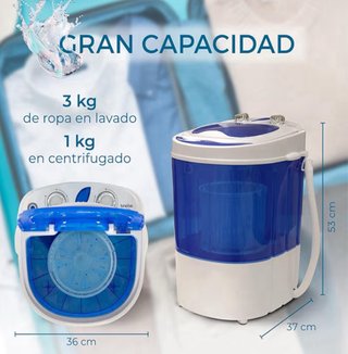 Lavadora Portátil camper, autocaravana, camping