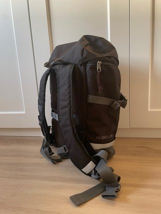 Mochila Eastpak Out camera negra/gris