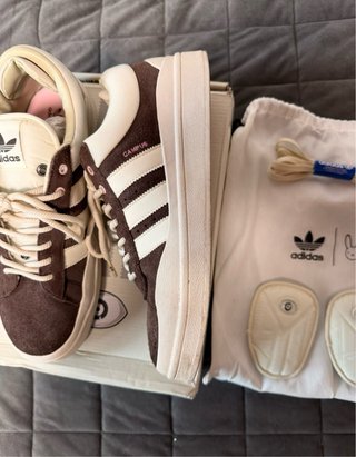 Zapatillas Adidas Campus Bad Bunny Marrones 45