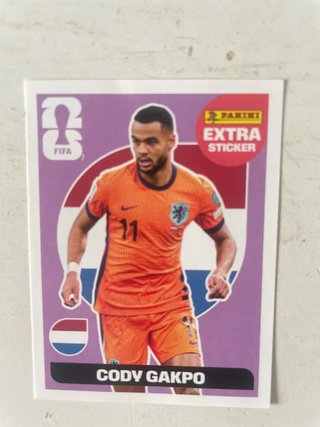 Cromo Panini Extra Cody Gakpo Mundial
