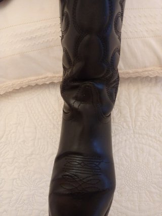 Stivali da cowboy neri