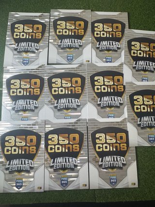 Pack 11 cartas 350 coins limited edition FIFA 365