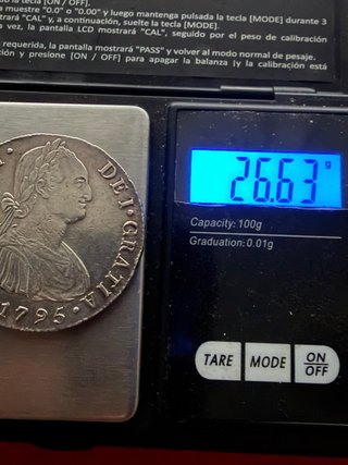 8 Reales Carlos IV 1795 Potosi