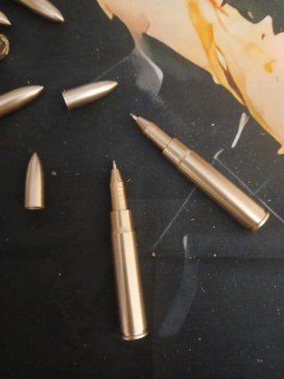 Bolígrafos forma bala (Set de 15)