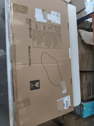 Espejo pared asimétrico