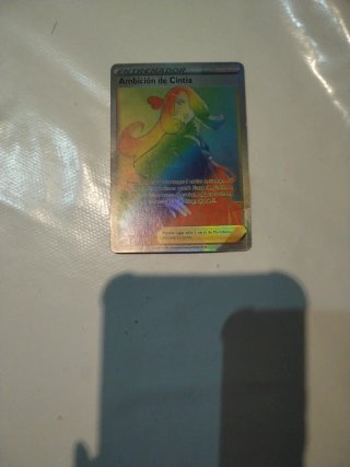 Carta Entrenador Pokémon Ambición de Cintia