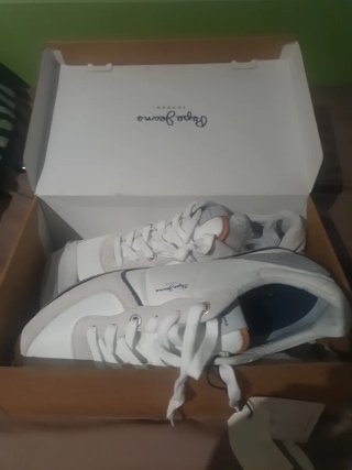 Zapatillas Pepe Jeans Blancas y Grises