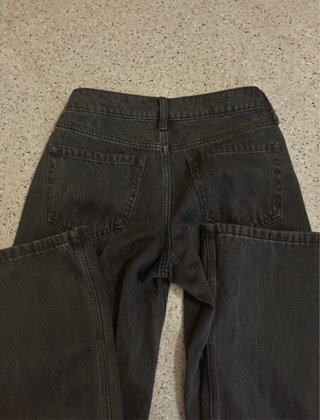 Pantalones anchos Hollister tiro bajo negros T.XS