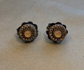 Conjunto Plata Sunfield Anillo y Pendientes Rosa