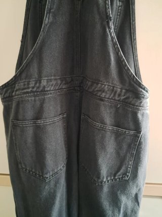 Peto vaquero negro Pull&Bear mujer