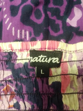 Vestido Natura estampado
