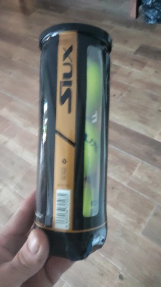 Funda y Raqueta Pádel  Negra con 12 pelotas