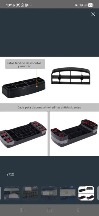 Step de gimnasio negro y rojo