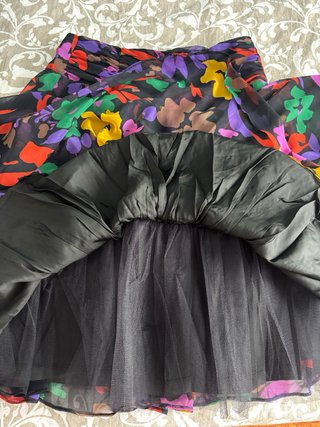 Falda floral talla 36