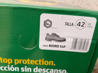 Zapatos Seguridad Tomás Bodero Niord S1P Talla 42