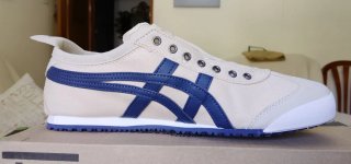 Zapatillas Asics Beige y Azul