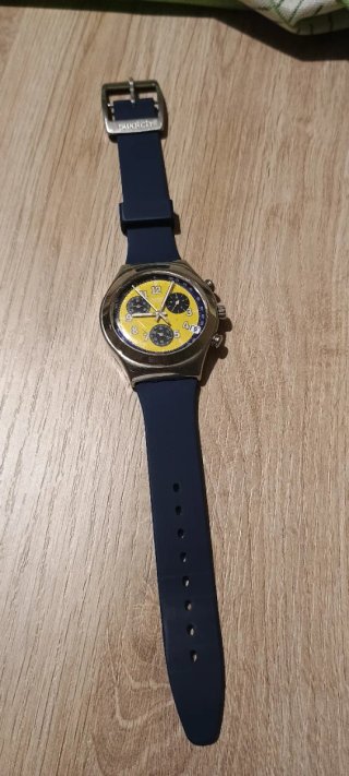 Orologio Swatch Irony Cronografo Giallo vintage
