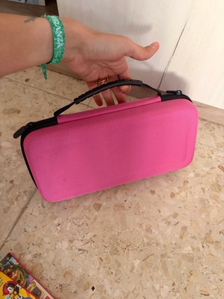 Funda rosa para Nintendo Switch